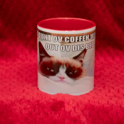No amount of coffeh - Grumpy Cat mug 11oz