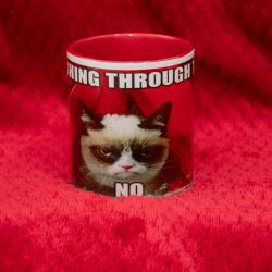Dancing through the NO! - Grumpy Cat mug 11oz