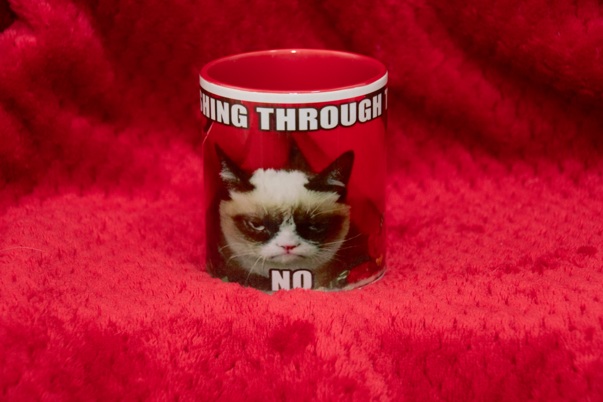 Dancing through the NO! - Grumpy Cat mug 11oz