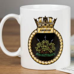 HMS Ambush (S120) crest mug 11oz