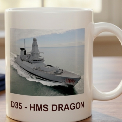 HMS Dragon (D35) ship mug 11oz