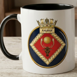 HMS Raleigh mug 11oz