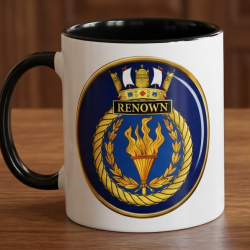 HMS Renown (S26) crest mug 11oz