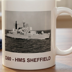 HMS Sheffield (D80) ship mug 11oz