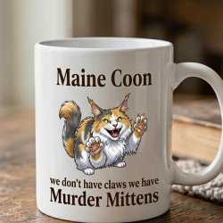 Maine Coon Murder Mittens Edition 11oz Mug