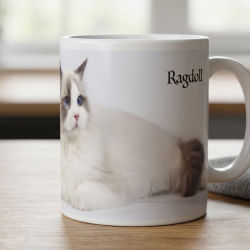 BiColour Ragdoll mug 11oz